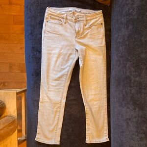 Athleta Sculptek Grey Straight Leg Jeans